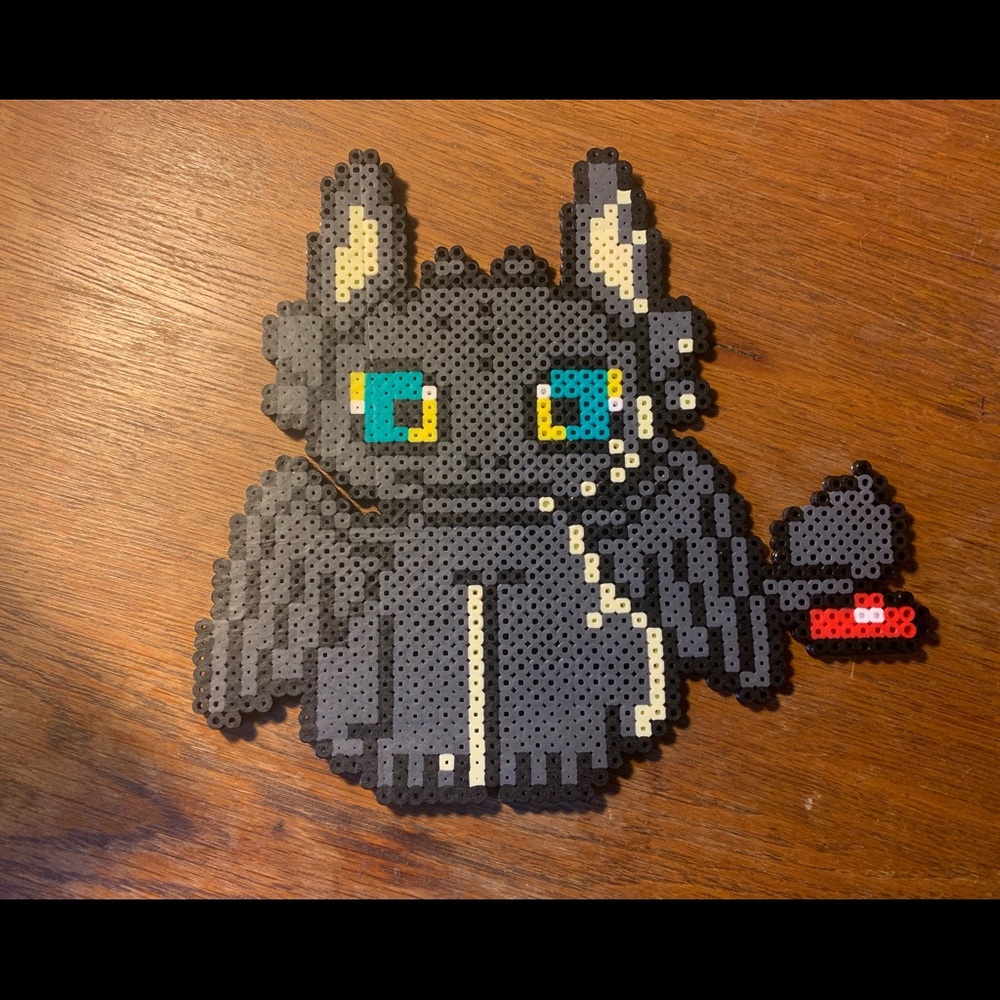 How to train your dragon Perler beads